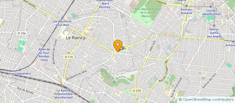 localisation de l'entreprise MONSIEUR HENI JAMLI à LE RAINCY