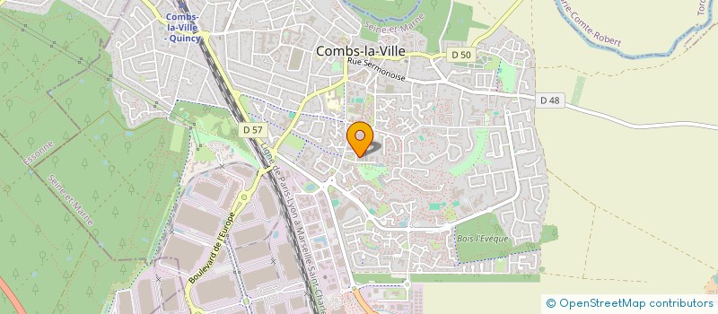 localisation de l'entreprise MONSIEUR HENOC DA SILVA MAMPA MAMOYO  COMBS-LA-VILLE