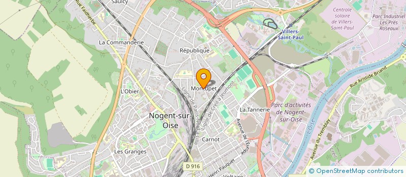 localisation de l'entreprise MONSIEUR HENOCK GATERA à NOGENT-SUR-OISE