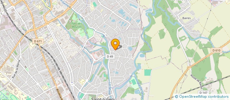 localisation de l'entreprise MONSIEUR HENOE BALDI  SAINT-GERMAIN