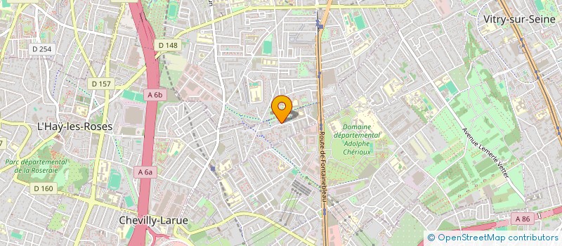 localisation de l'entreprise MONSIEUR HENOK ALEMU  L'HAY-LES-ROSES