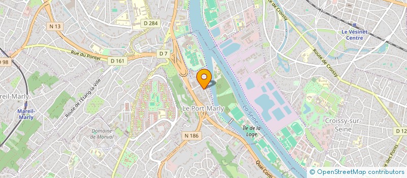 localisation de l'entreprise MONSIEUR HENRI ABBA  LE PORT-MARLY