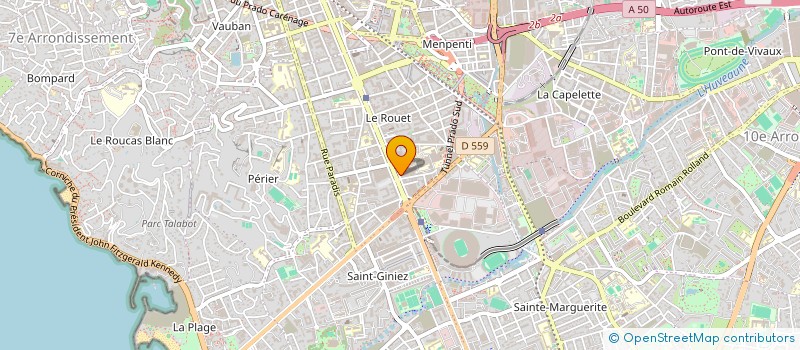 localisation de l'entreprise MONSIEUR HENRI ABOULKER à MARSEILLE