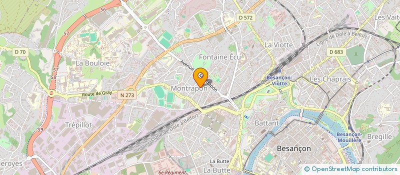 localisation de l'entreprise MONSIEUR HENRI ACHARD à BESANCON