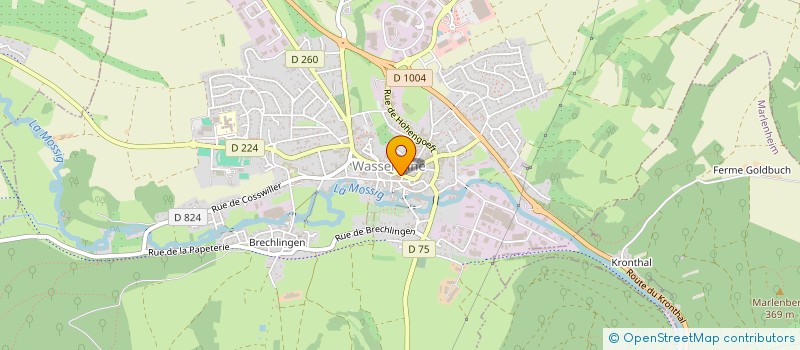 localisation de l'entreprise MONSIEUR HENRI ACKERMANN à WASSELONNE
