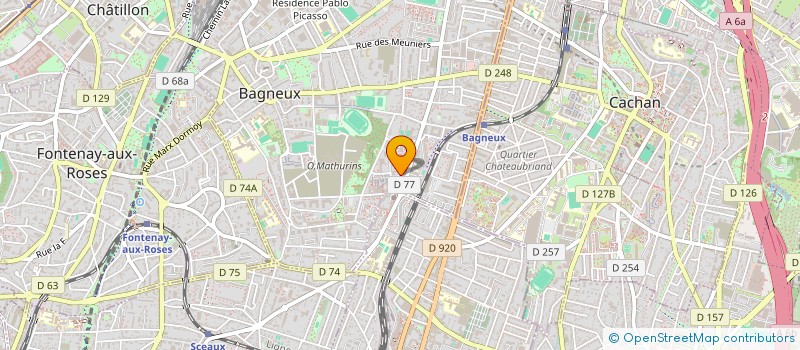 localisation de l'entreprise MONSIEUR HENRI AKA à BAGNEUX