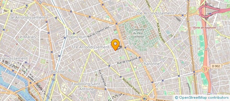 localisation de l'entreprise MONSIEUR HENRI ALLAIN  PARIS