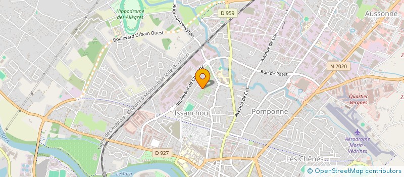 localisation de l'entreprise MONSIEUR HENRI AMADIEU  MONTAUBAN