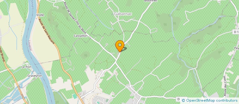 localisation de l'entreprise MONSIEUR HENRI AMANIEU  SAINTE-CROIX-DU-MONT