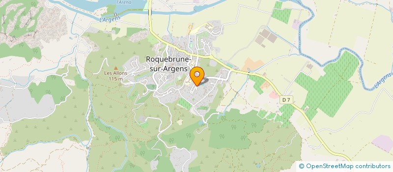 localisation de l'entreprise MONSIEUR HENRI AMIEL à ROQUEBRUNE-SUR-ARGENS