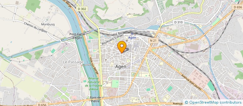 localisation de l'entreprise MONSIEUR HENRI ANDREU à AGEN
