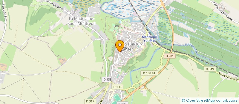 localisation de l'entreprise MONSIEUR HENRI ANTON  MONTREUIL-SUR-MER