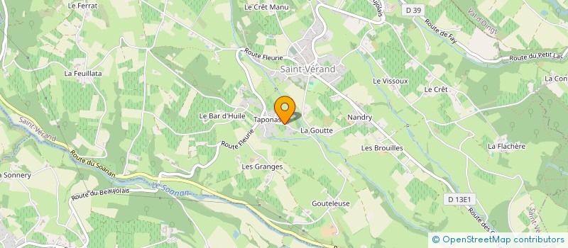 localisation de l'entreprise MONSIEUR HENRI ARGENTON  SAINT VERAND