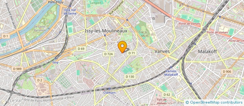 localisation de l'entreprise MONSIEUR HENRI ARNAUD à ISSY-LES-MOULINEAUX