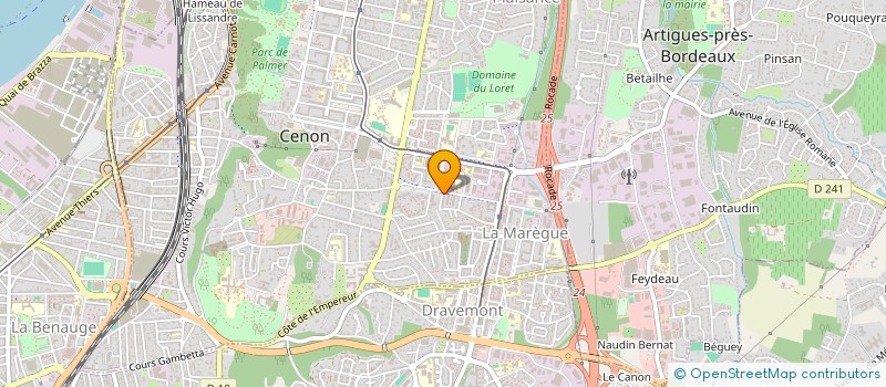 localisation de l'entreprise MONSIEUR HENRI ASSEPO  CENON