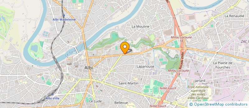 localisation de l'entreprise MONSIEUR HENRI ASSIER  ALBI