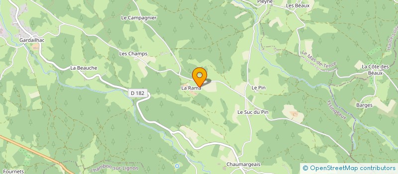 localisation de l'entreprise MONSIEUR HENRI ASTIER à TENCE