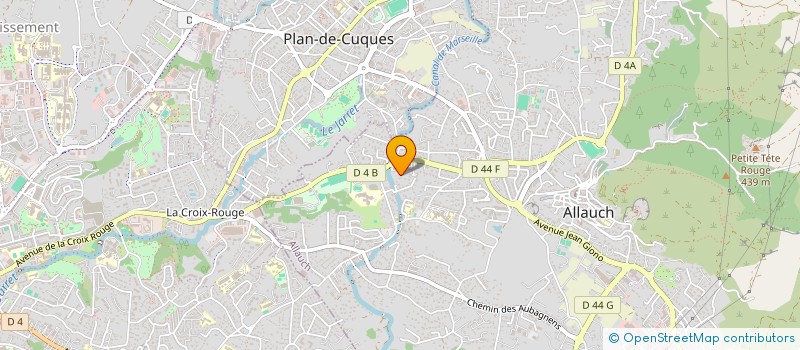 localisation de l'entreprise MONSIEUR HENRI ATTENA  ALLAUCH