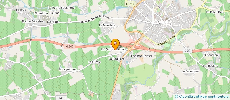 localisation de l'entreprise MONSIEUR HENRI AUBRON à VALLET