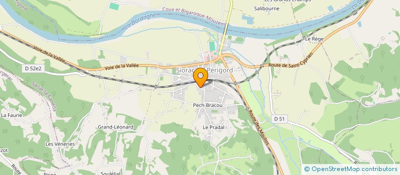 localisation de l'entreprise MONSIEUR HENRI AUDIBERT  SIORAC-EN-PERIGORD