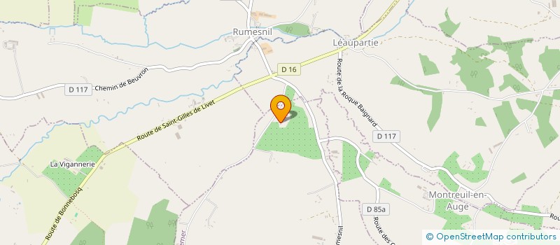 localisation de l'entreprise MONSIEUR HENRI AUGEARD  CAMBREMER