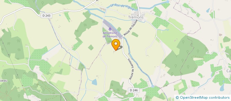 localisation de l'entreprise MONSIEUR HENRI AZZOPAROT  DAUSSE