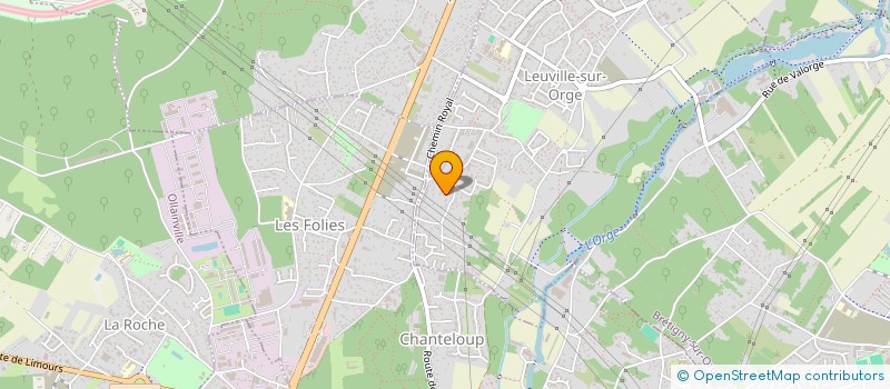 localisation de l'entreprise MONSIEUR HENRI BABIN  LEUVILLE-SUR-ORGE