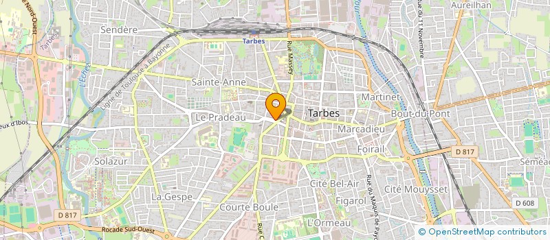 localisation de l'entreprise MONSIEUR HENRI BACQUE  TARBES