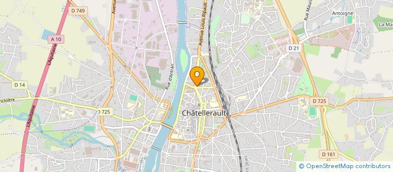 localisation de l'entreprise MONSIEUR HENRI BADYNA  CHATELLERAULT