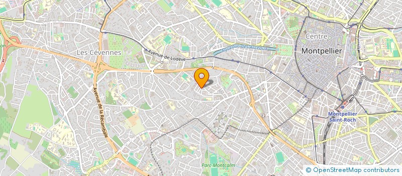 localisation de l'entreprise MONSIEUR HENRI BALIARDO à MONTPELLIER