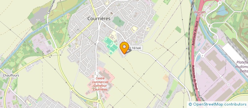 localisation de l'entreprise MONSIEUR HENRI BALIK  COURRIERES