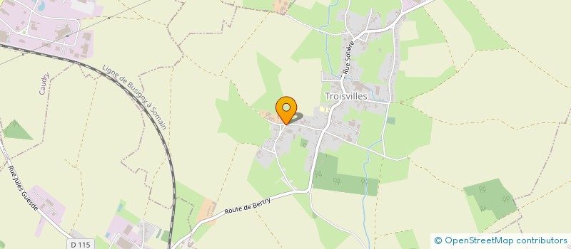 localisation de l'entreprise MONSIEUR HENRI BANTEIGNIE  TROISVILLES