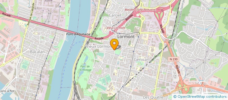 localisation de l'entreprise MONSIEUR HENRI BARBARY  LORMONT