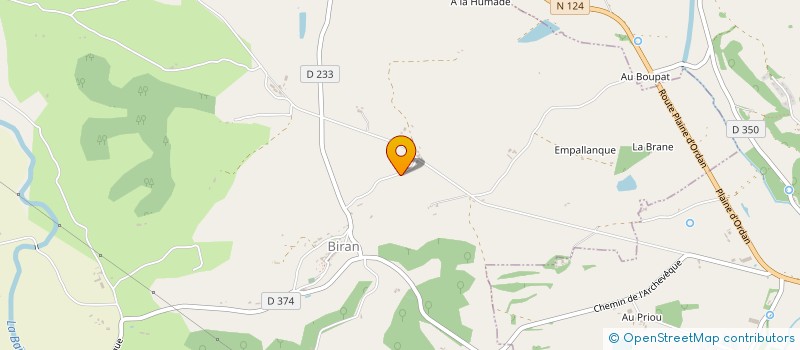 localisation de l'entreprise MONSIEUR HENRI BARBE  BIRAN