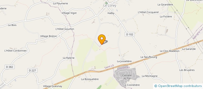 localisation de l'entreprise MONSIEUR HENRI BARBET à LE LOREY