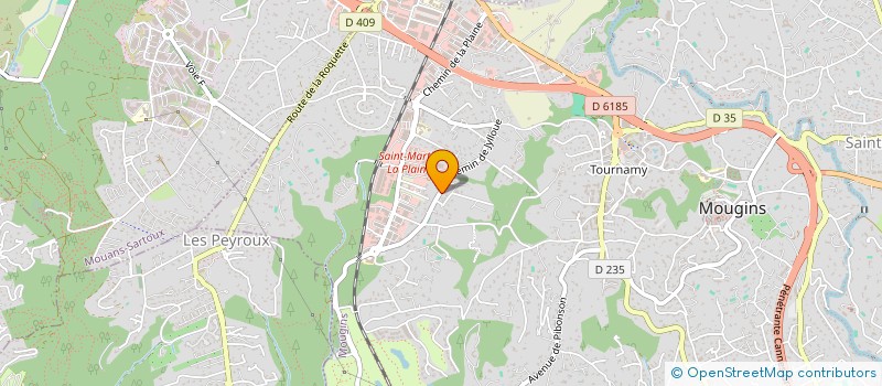 localisation de l'entreprise MONSIEUR HENRI BARRAS à MOUGINS