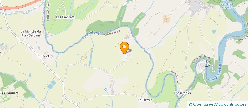 localisation de l'entreprise MONSIEUR HENRI BARRIER à SAINT-HILAIRE-LE-VOUHIS