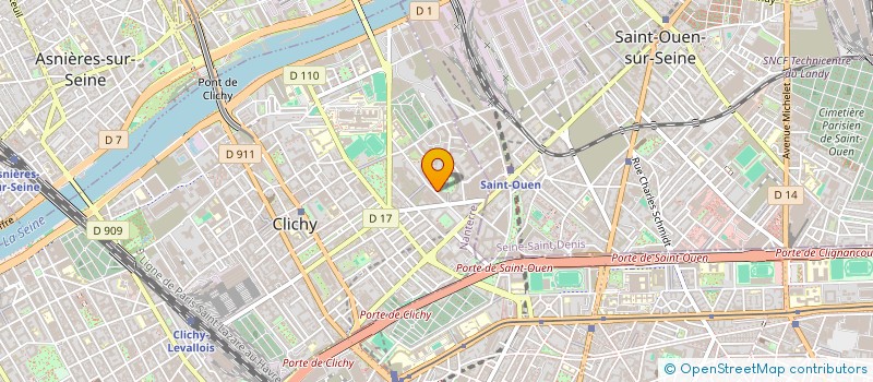 localisation de l'entreprise MONSIEUR HENRI BARROS à CLICHY