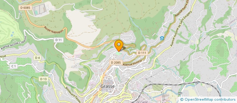 localisation de l'entreprise MONSIEUR HENRI BARTHE à GRASSE