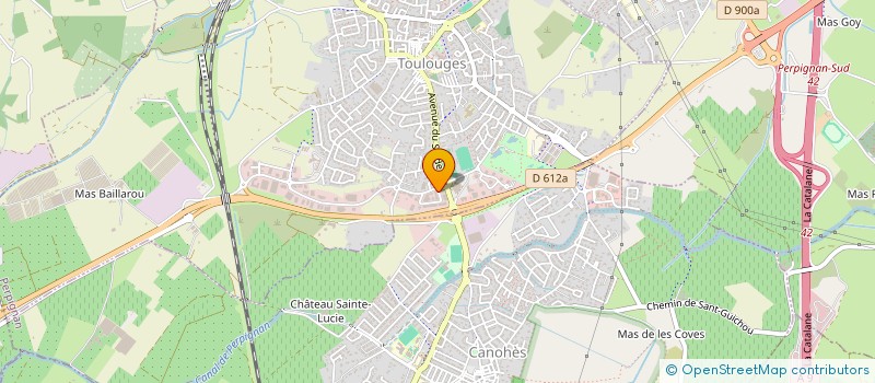 localisation de l'entreprise MONSIEUR HENRI BARTHEL à TOULOUGES
