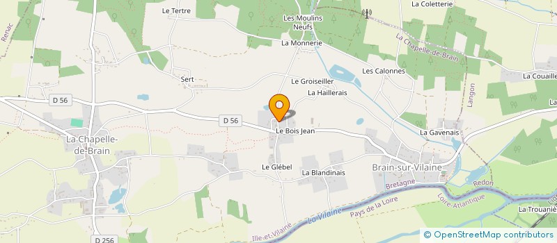 localisation de l'entreprise MONSIEUR HENRI BASSIN à LA CHAPELLE-DE-BRAIN