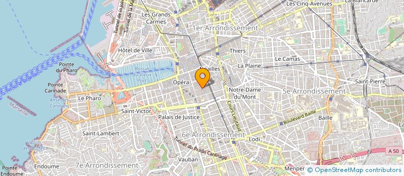 localisation de l'entreprise MONSIEUR HENRI BAUR à MARSEILLE