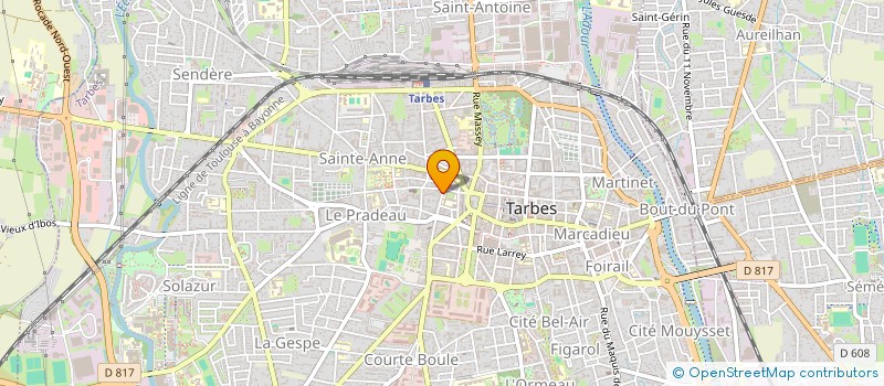 localisation de l'entreprise MONSIEUR HENRI BAXELLERIE  TARBES