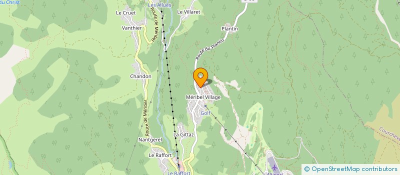 localisation de l'entreprise MONSIEUR HENRI BEAUD  LES ALLUES