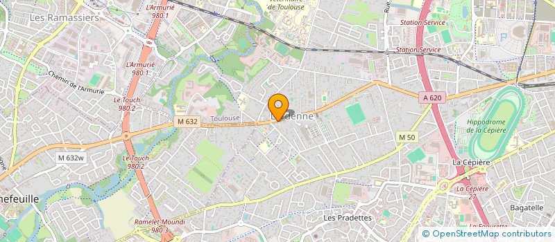 localisation de l'entreprise MONSIEUR HENRI BEDAT  TOULOUSE