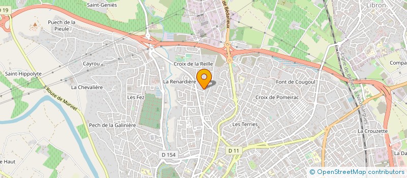 localisation de l'entreprise MONSIEUR HENRI BEL à BEZIERS