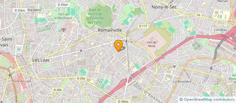 localisation de l'entreprise MONSIEUR HENRI BELLAICHE à ROMAINVILLE