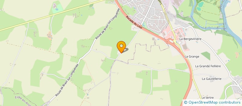 localisation de l'entreprise MONSIEUR HENRI BELOUIN  LE LION D'ANGERS