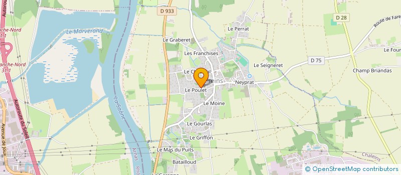 localisation de l'entreprise MONSIEUR HENRI BENNIER à FAREINS