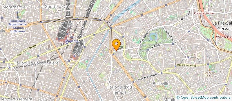 localisation de l'entreprise MONSIEUR HENRI BENYNIAT  PARIS